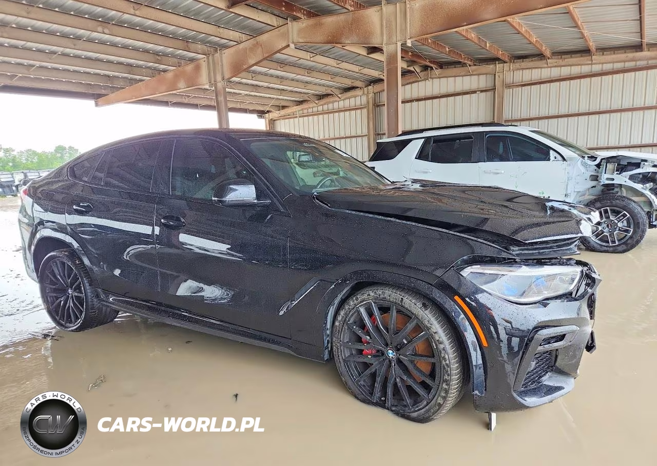 2022 BMW X6 M50I VIN:5UXCY8C03N9K75041 - 4