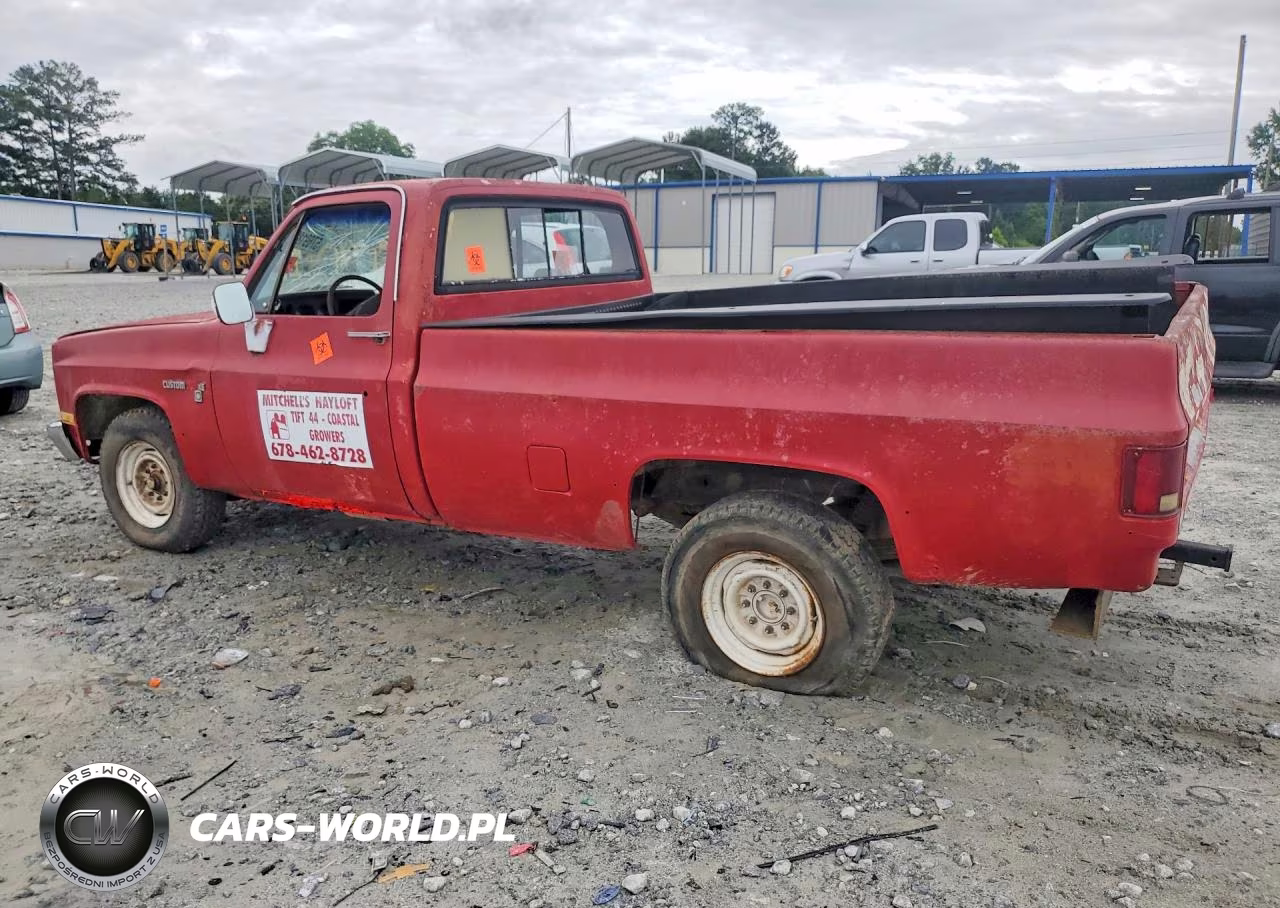1982 Chevrolet C20 VIN:1GCGC24M6CS186036 - 2