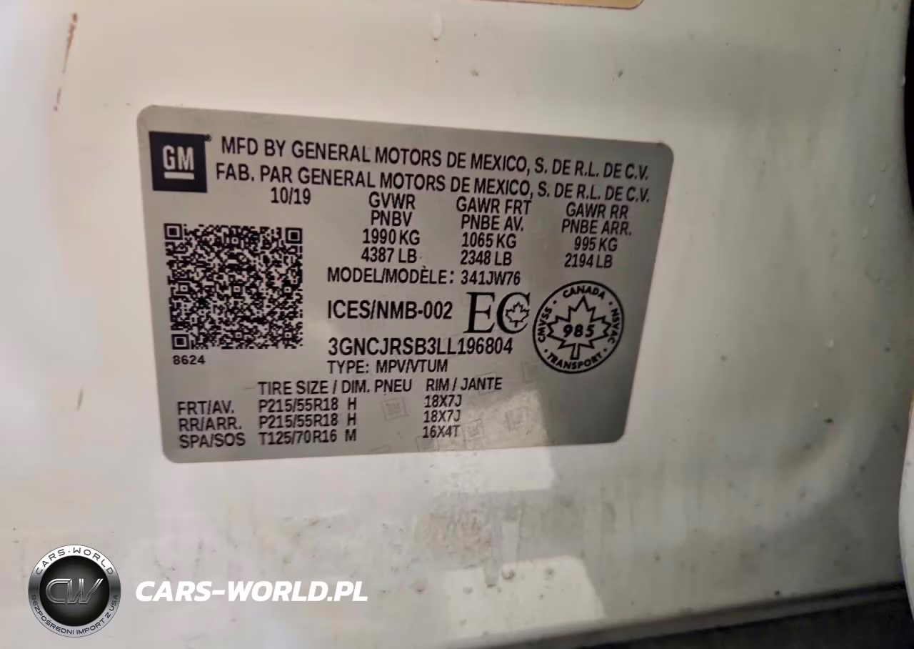 2020 Chevrolet Trax Premier VIN:3GNCJRSB3LL196804 - 13