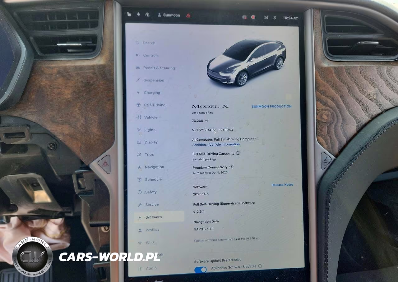 2020 Tesla Model X VIN:5YJXCAE21LF249953 - 9