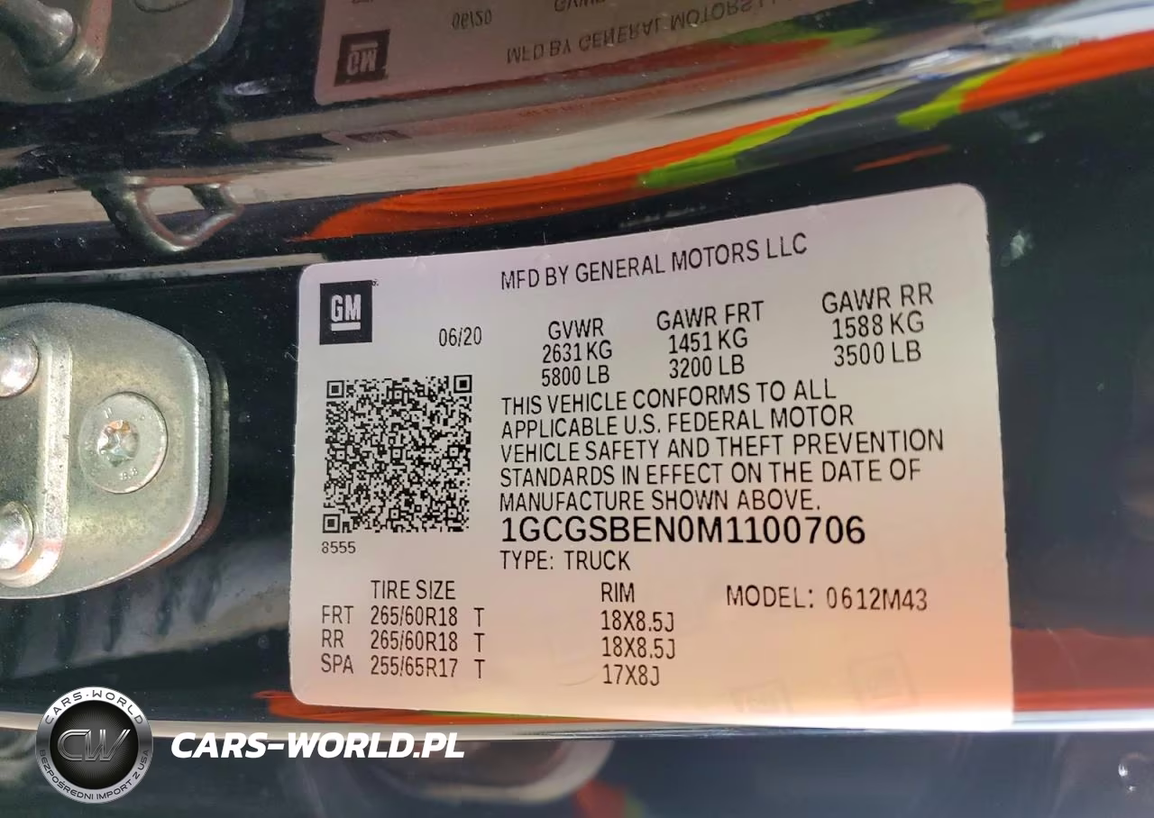 2021 Chevrolet Colorado VIN:1GCGSBEN0M1100706 - 12
