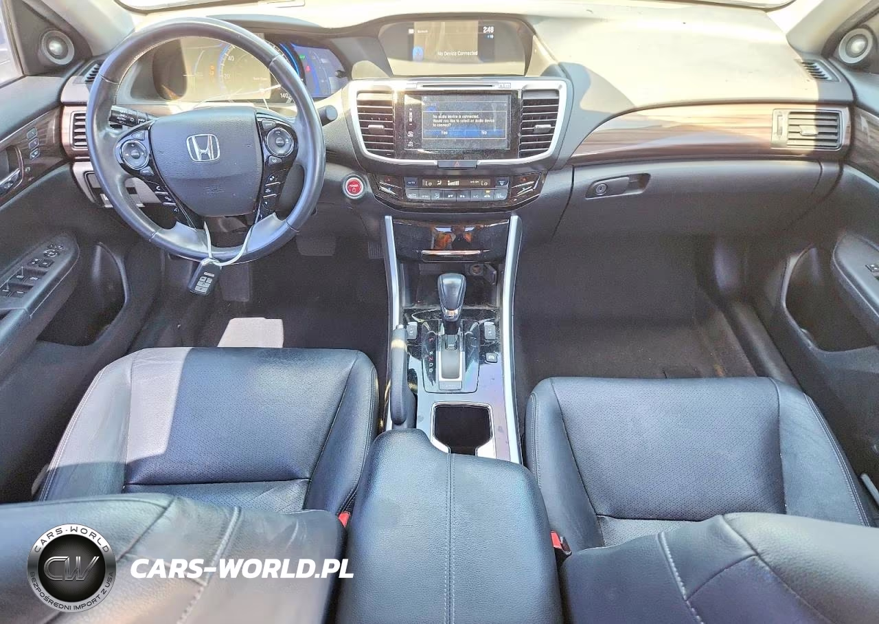 2017 Honda Accord Hybrid Exl VIN:JHMCR6F55HC031827 - 8