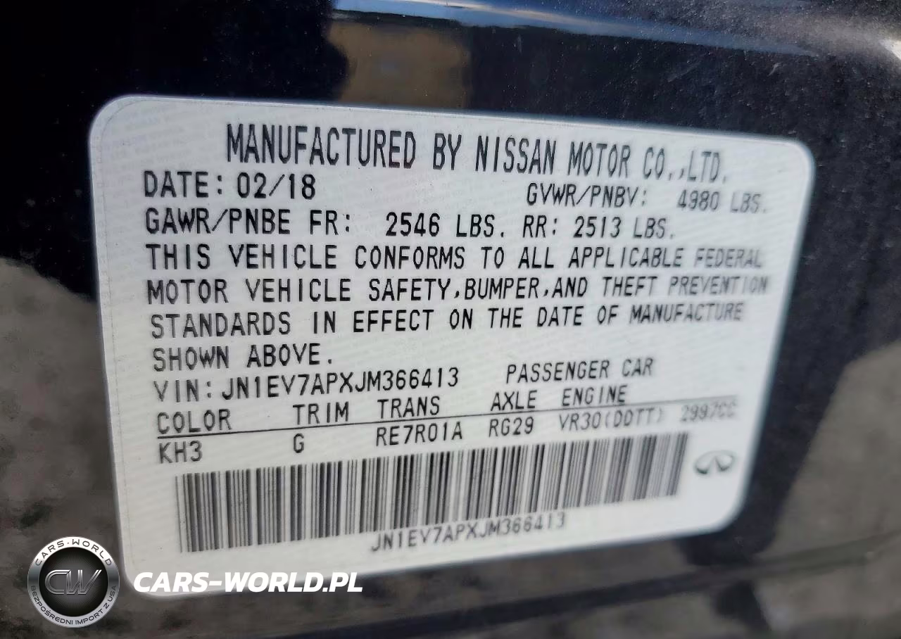 2018 Infiniti Q50 Luxe VIN:JN1EV7APXJM366413 - 12
