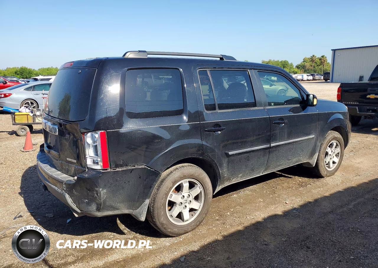 2010 Honda Pilot Touring VIN:5FNYF3H99AB016755 - 3
