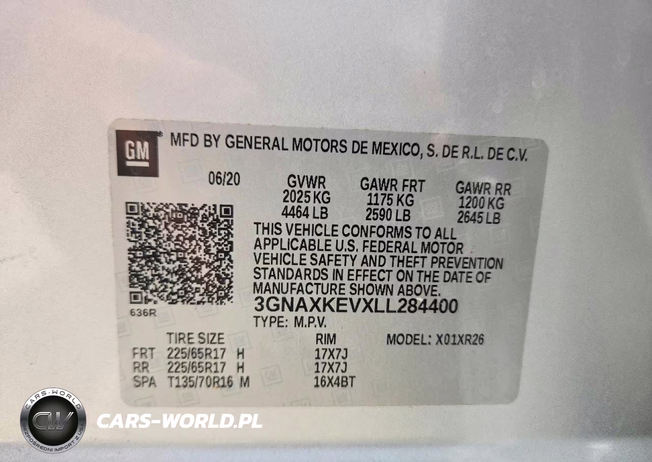 2020 Chevrolet Equinox Lt VIN:3GNAXKEVXLL284400 - 13