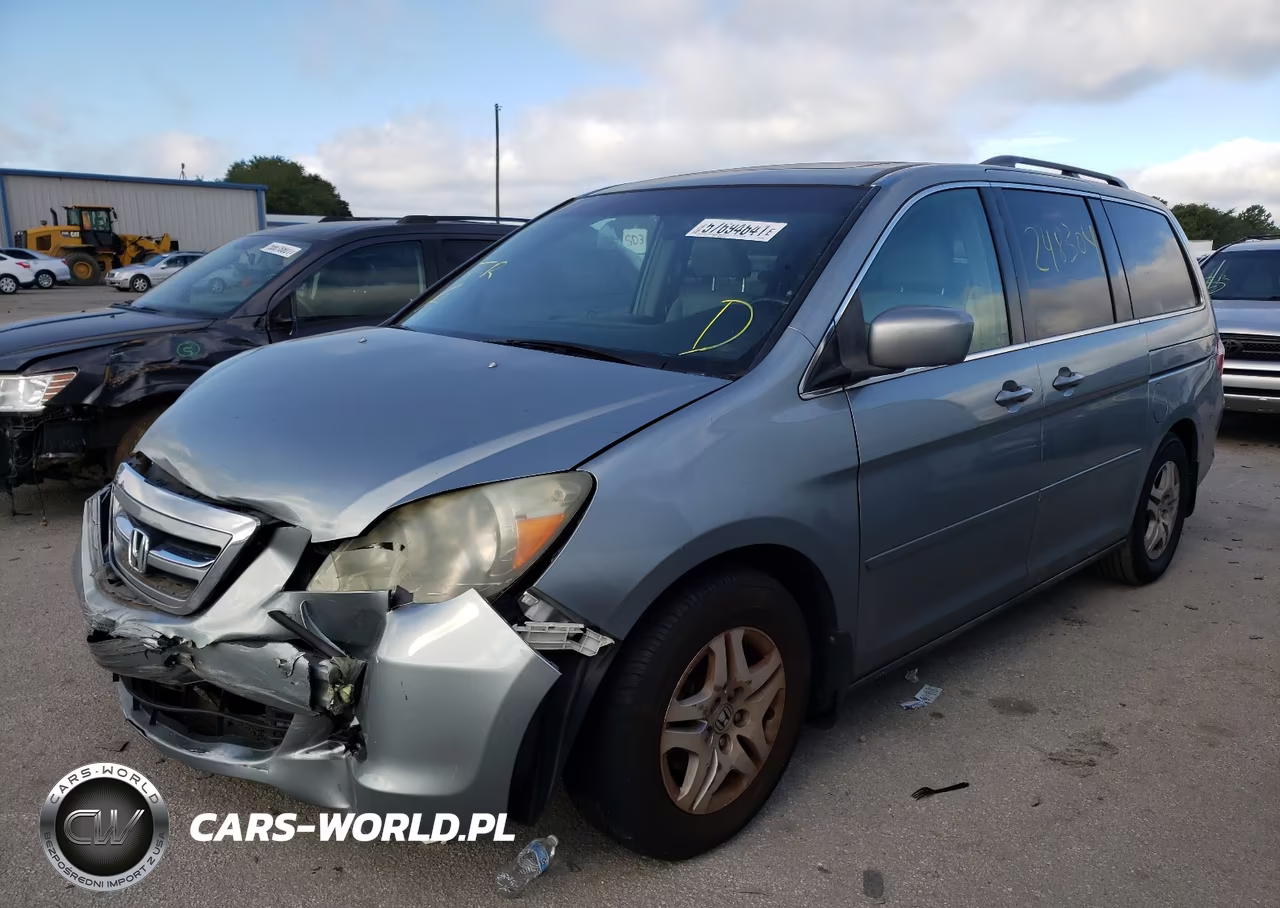 2006 Honda Odyssey Exl VIN:5FNRL38736B034851 - 2