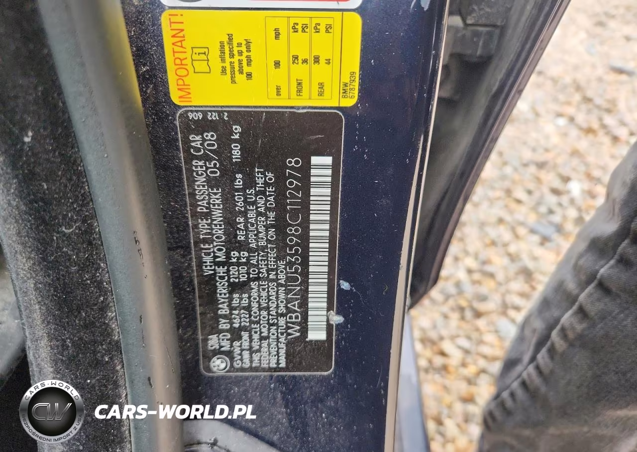 2008 BMW 528 I VIN:WBANU53598C112978 - 12