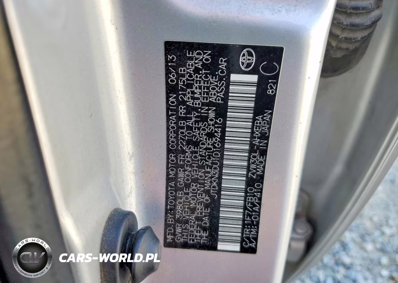 2013 Toyota Prius Three VIN:JTDKN3DU1D1694416 - 13