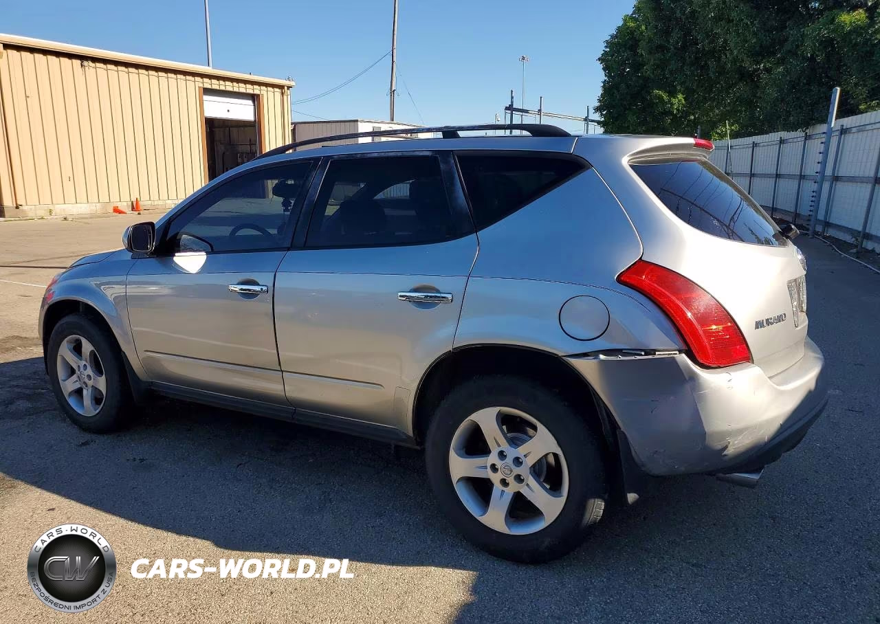 2004 Nissan Murano Sl-Se VIN:JN8AZ08T94W212380 - 2