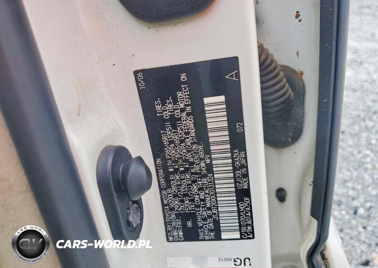 2007 Lexus Gx 470 VIN:JTJBT20XX70131324 - 13