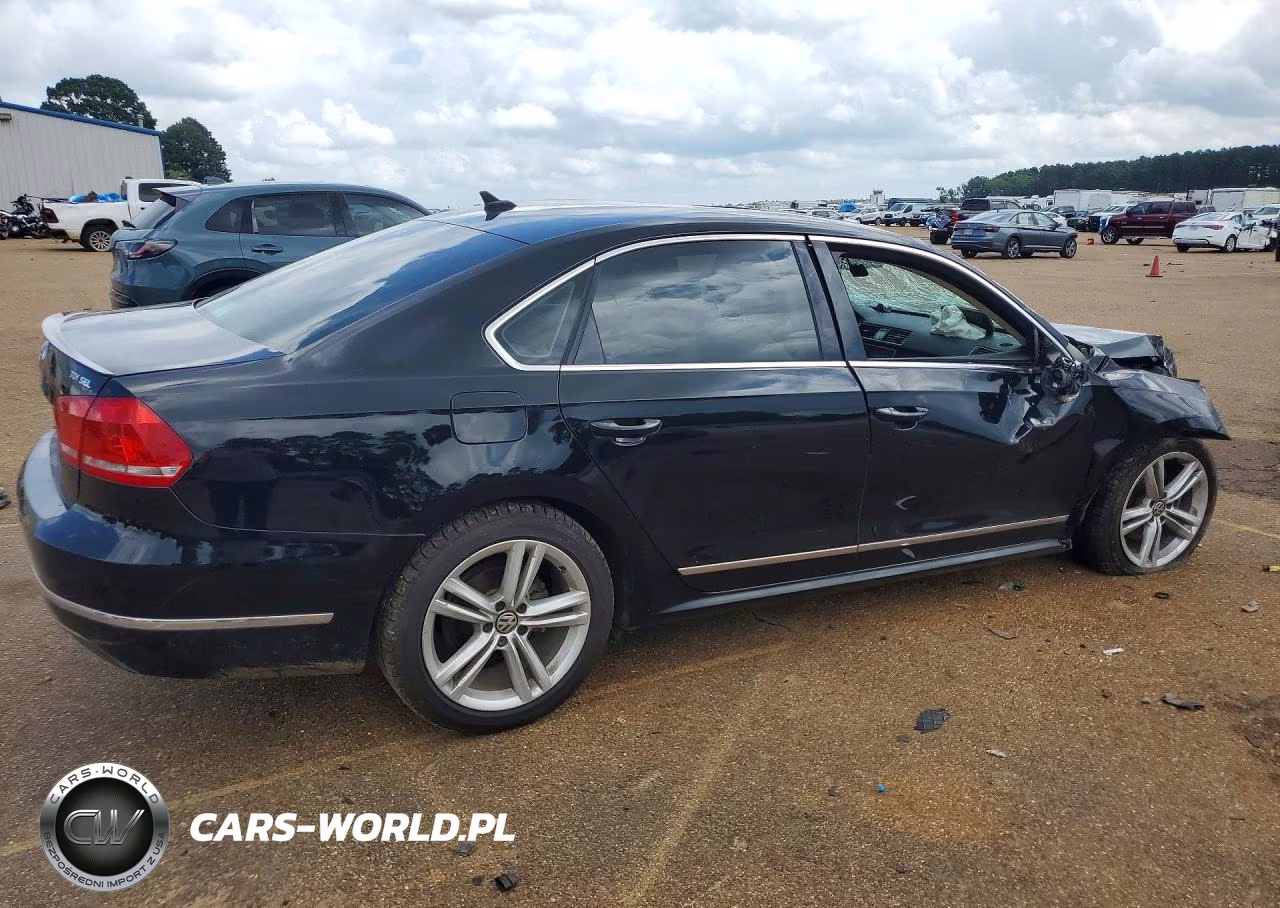 2013 Volkswagen Passat Sel VIN:1VWCN7A32DC022616 - 3