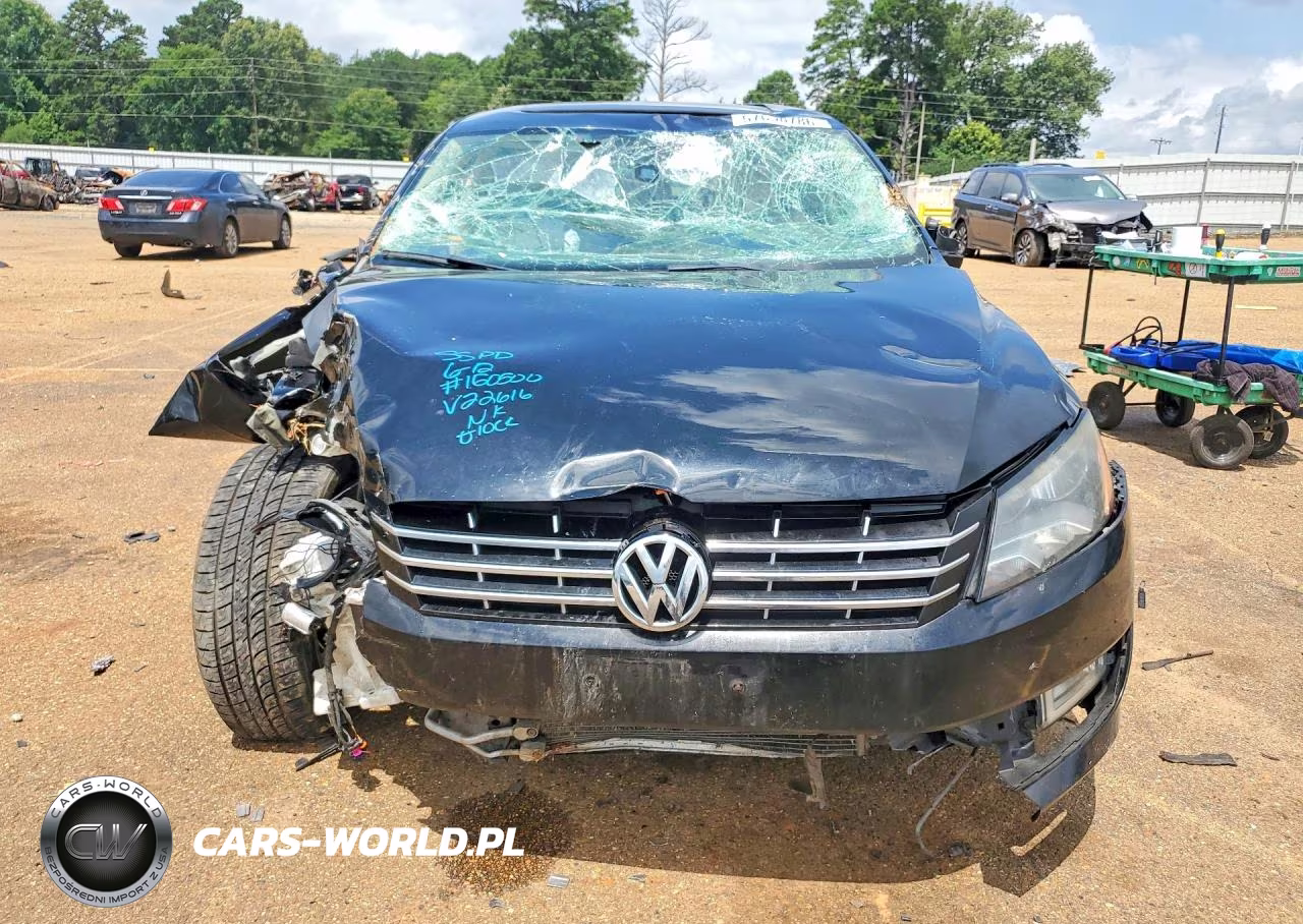 2013 Volkswagen Passat Sel VIN:1VWCN7A32DC022616 - 5