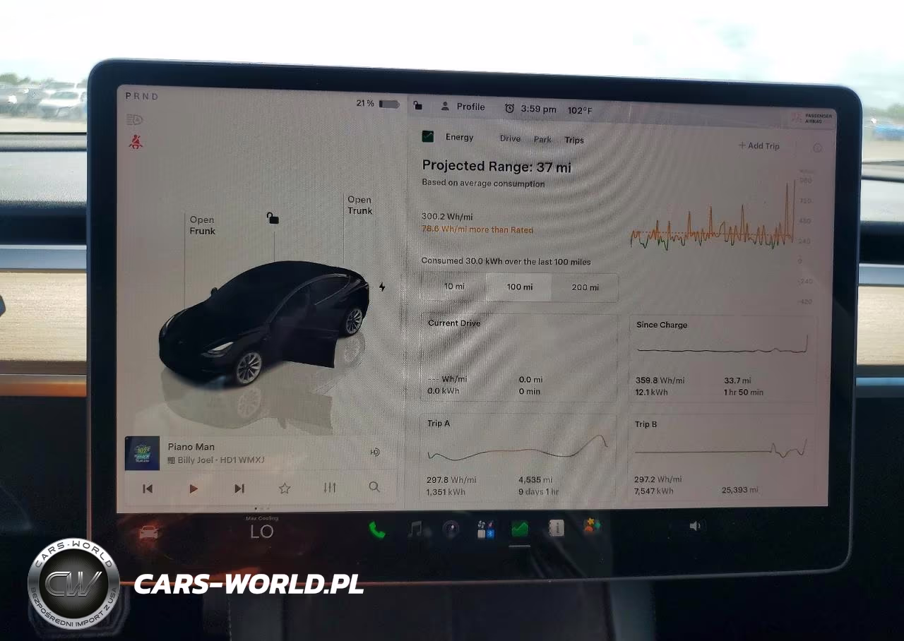 2022 Tesla Model 3 VIN:5YJ3E1EA6NF372439 - 9
