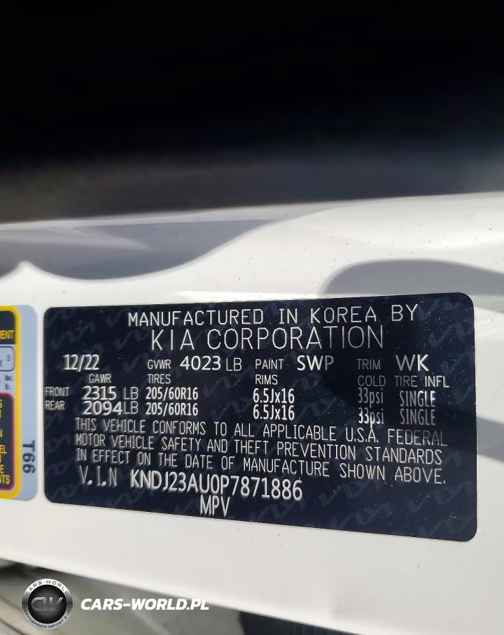 2023 Kia Soul Lx VIN:KNDJ23AU0P7871886 - 12