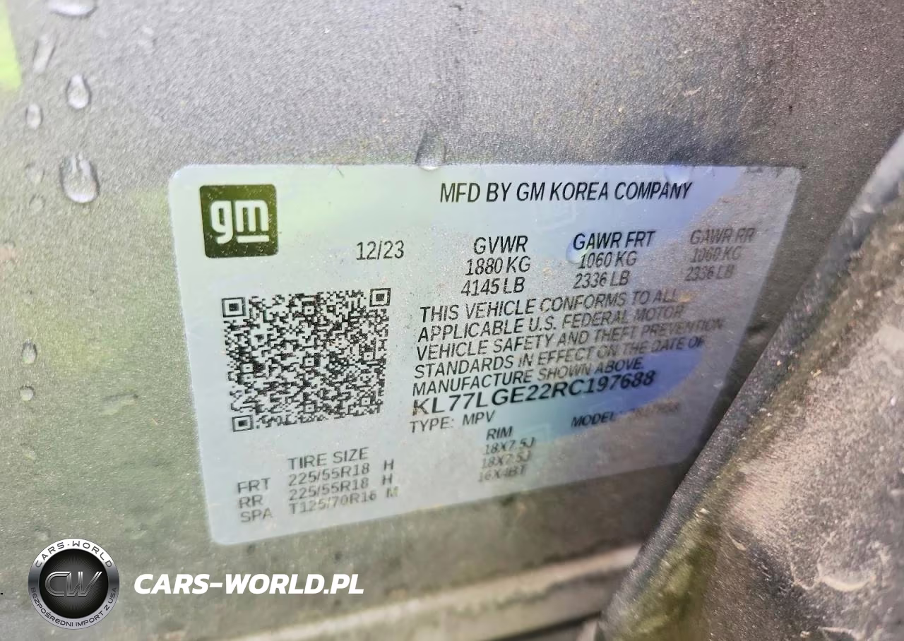2024 Chevrolet Trax 1Rs VIN:KL77LGE22RC197688 - 14