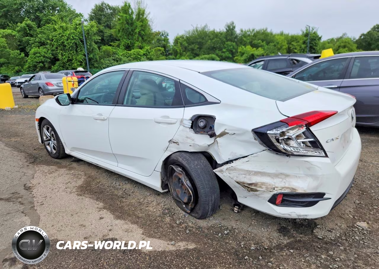 2018 Honda Civic Lx VIN:19XFC2F5XJE009071 - 2