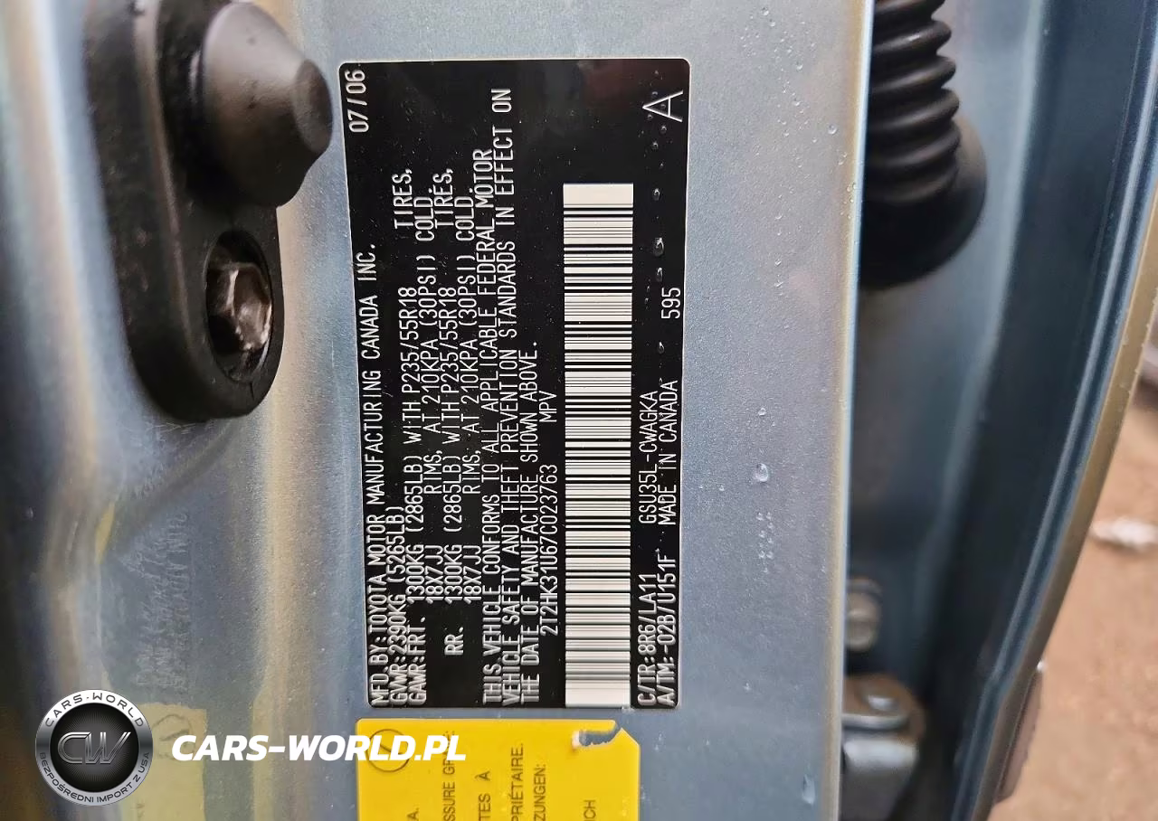 2007 Lexus Rx 350 VIN:2T2HK31U67C023763 - 13