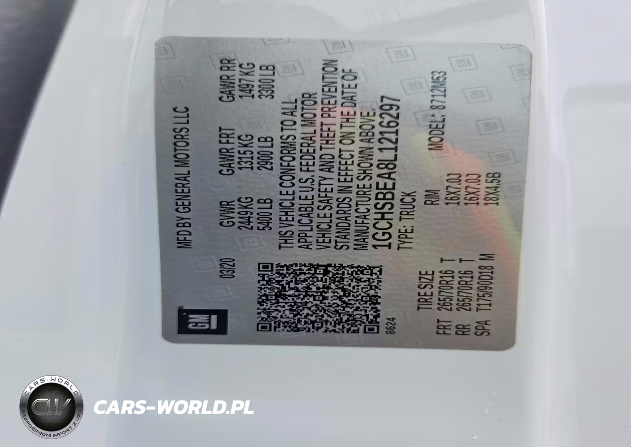 2020 Chevrolet Colorado VIN:1GCHSBEA8L1216297 - 13