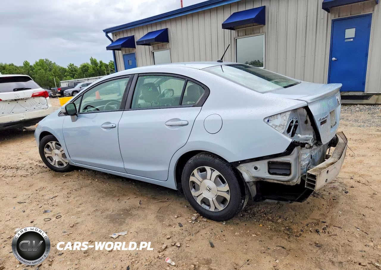 2012 Honda Civic VIN:JHMFB4F27CS009127 - 2