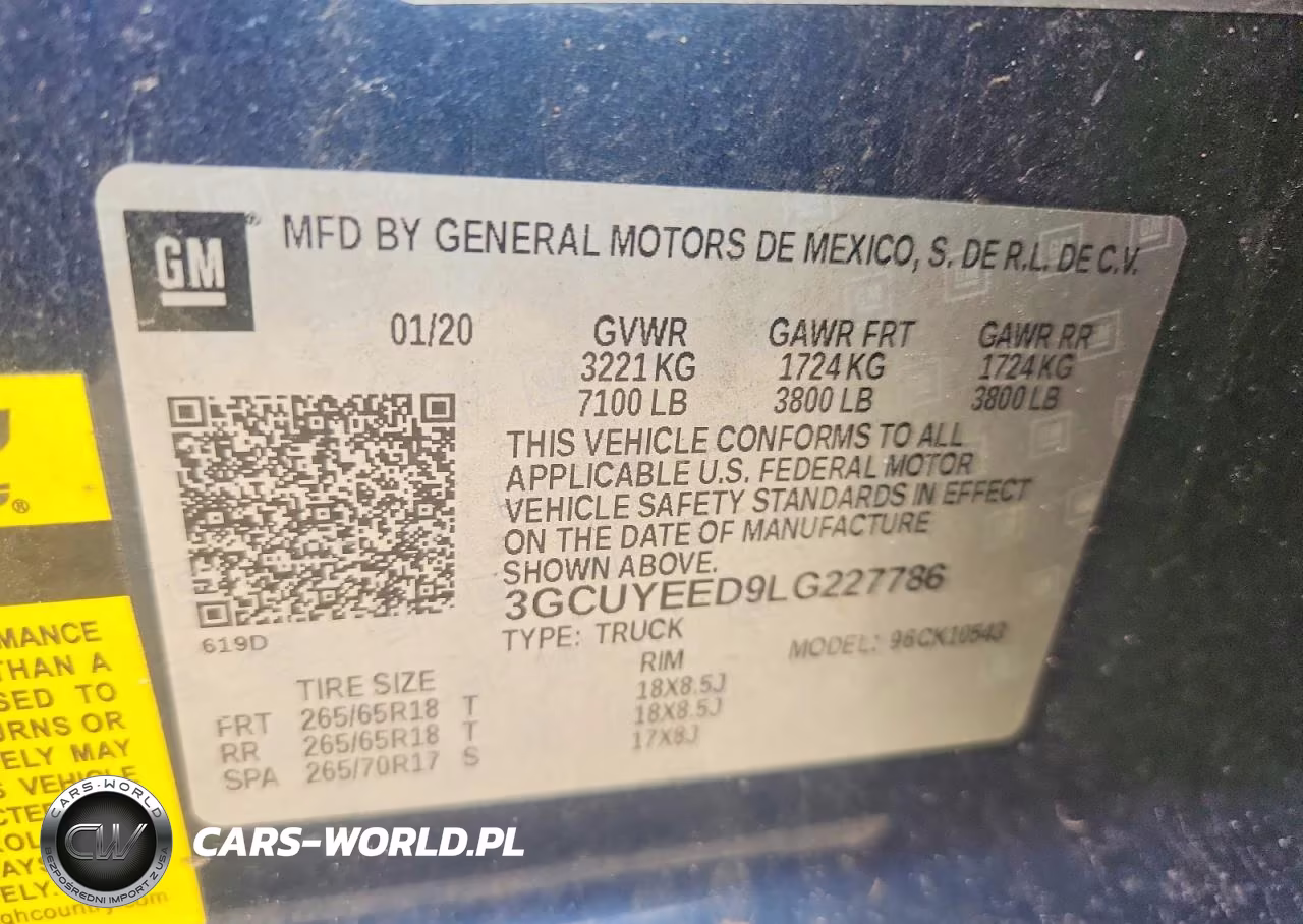 2020 Chevrolet Silverado K1500 Rst VIN:3GCUYEED9LG227786 - 12