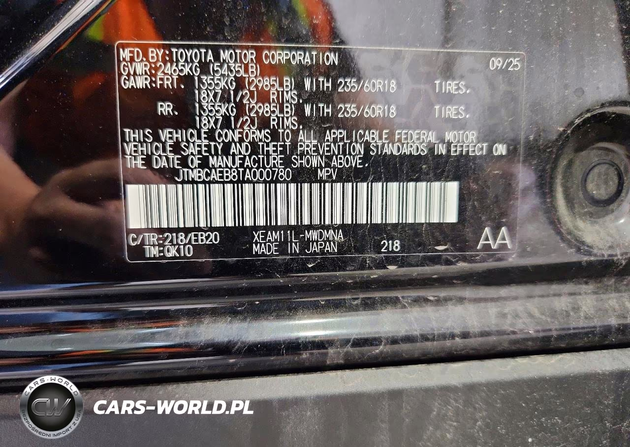 2026 Toyota Bz Xle Plus VIN:JTMBCAEB8TA000780 - 14