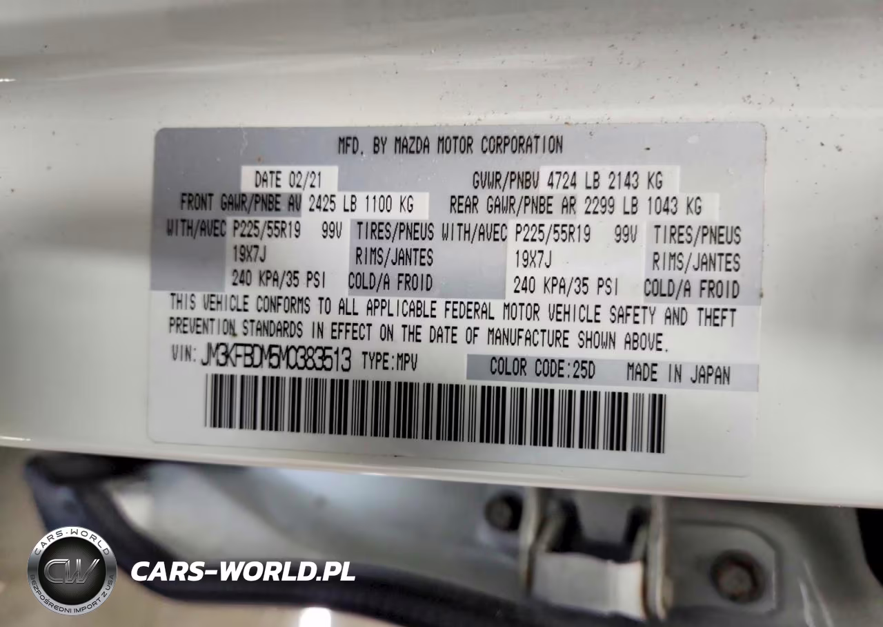 2021 Mazda Cx-5 Grand Touring VIN:JM3KFBDM5M0383513 - 12
