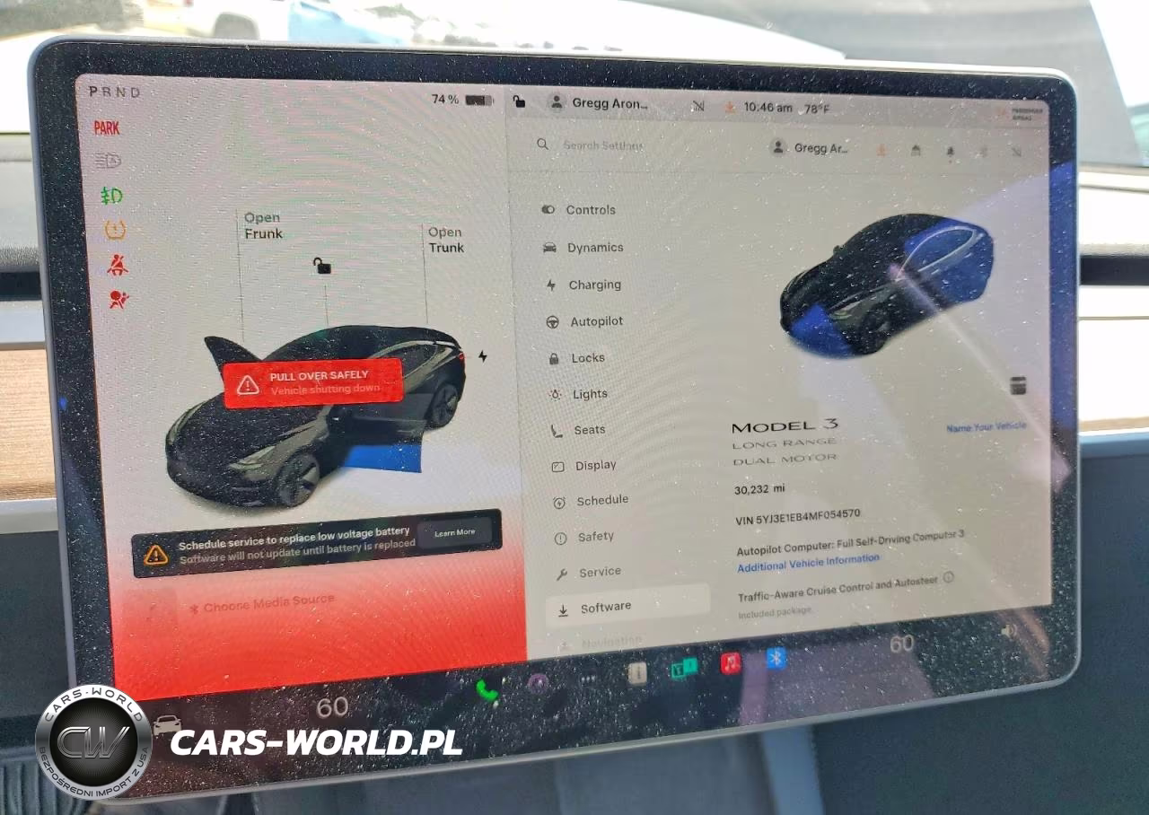 2021 Tesla Model 3 VIN:5YJ3E1EB4MF054570 - 9