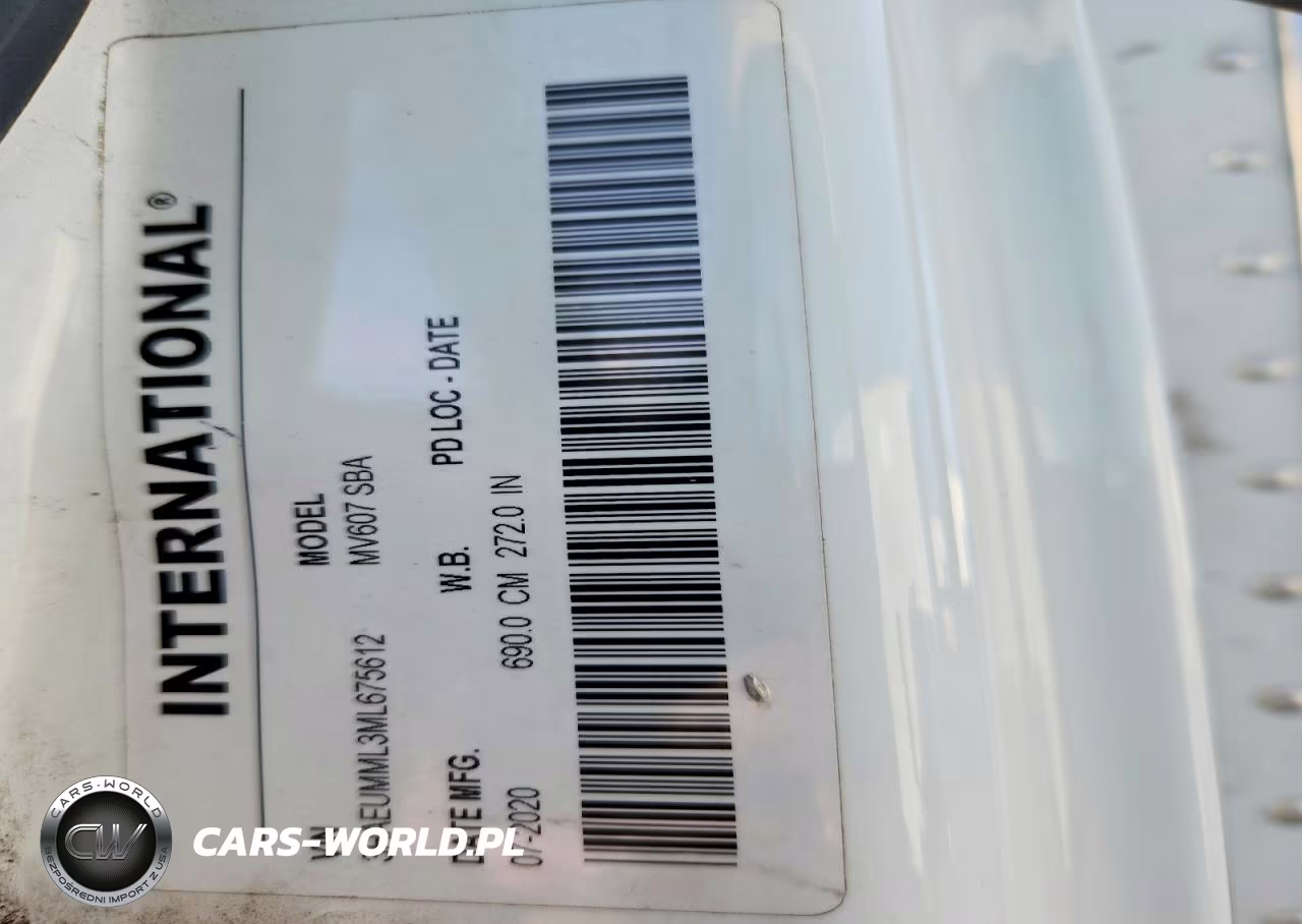 2021 International Mv607 Box Truck VIN:3HAEUMML3ML675612 - 12