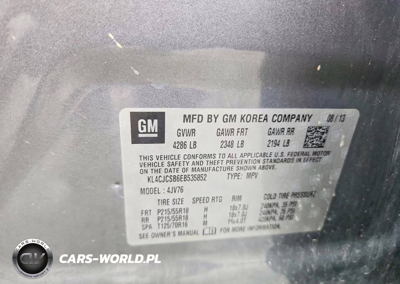 2014 Buick Encore Leather VIN:KL4CJCSB6EB535852 - 12