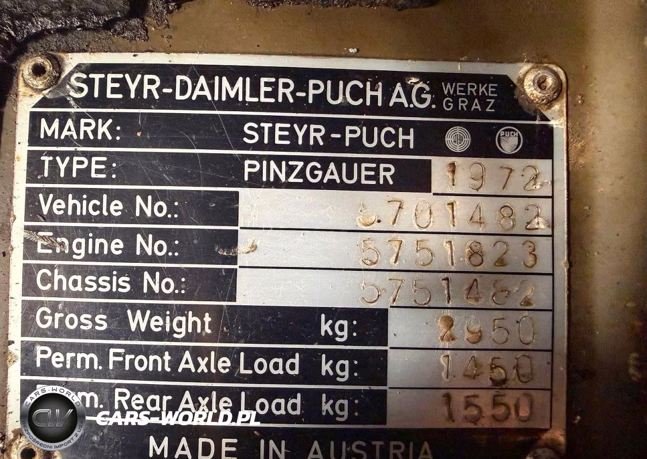 1972 Steyr-Puch Pinzgauer 710 VIN:5751482 - 10
