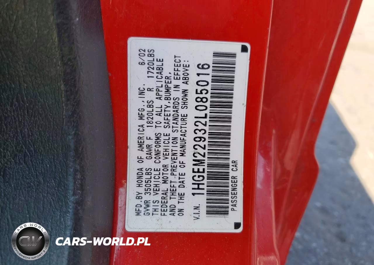 2002 Honda Civic Ex VIN:1HGEM22932L085016 - 12