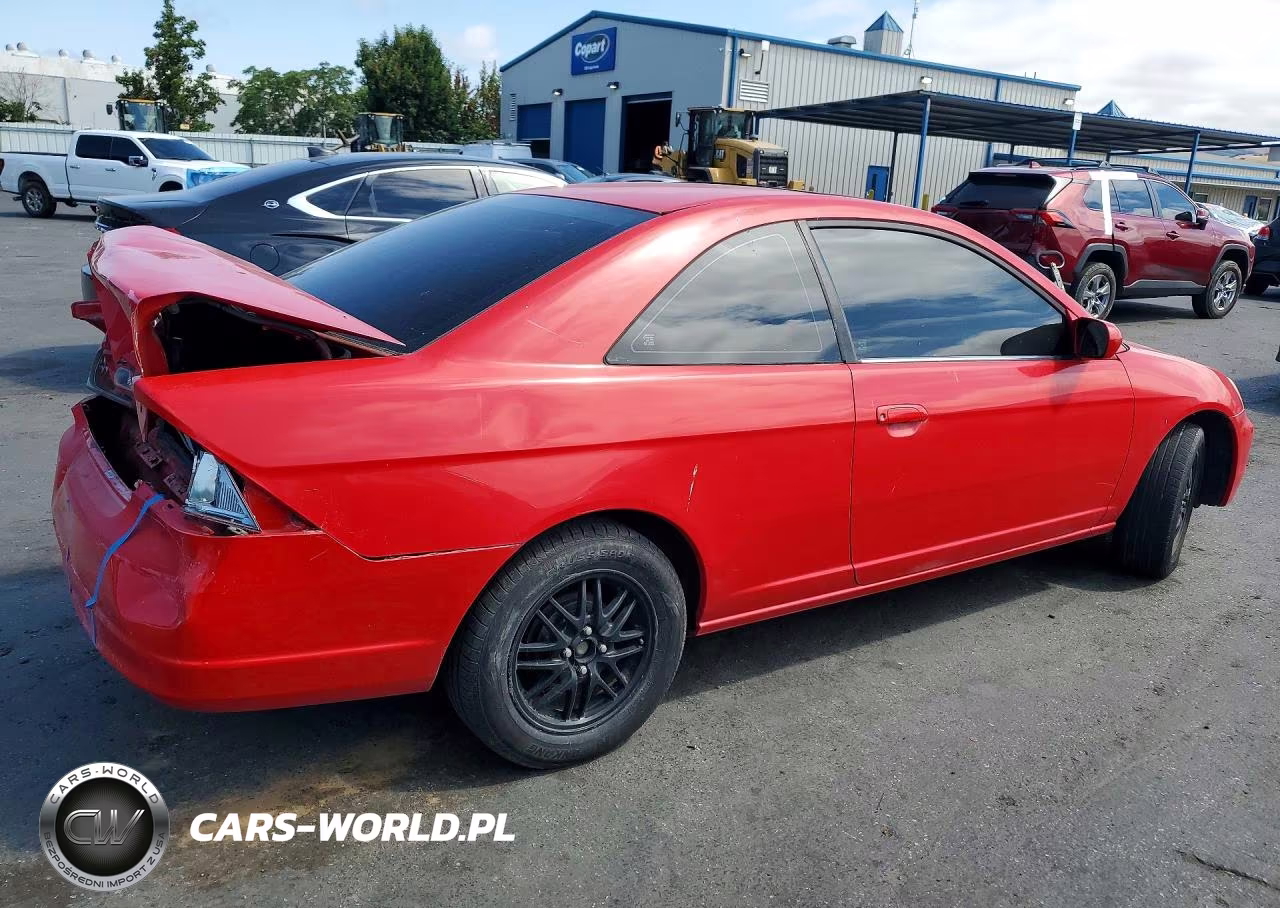 2002 Honda Civic Ex VIN:1HGEM22932L085016 - 3