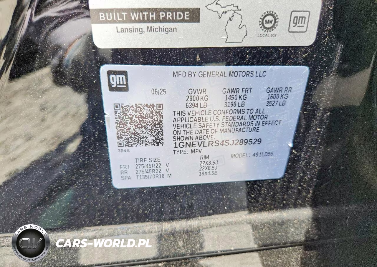 2025 Chevrolet Traverse Rs VIN:1GNEVLRS4SJ289529 - 13
