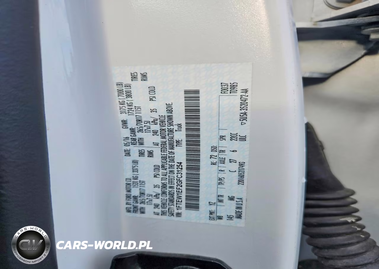 2016 Ford F150 Supercrew VIN:1FTEW1EF2GFC31254 - 12