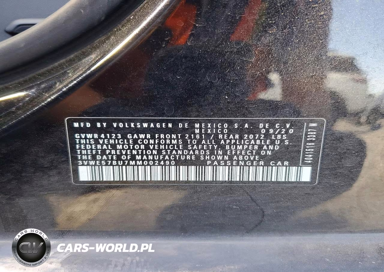 2021 Volkswagen Jetta Sel VIN:3VWE57BU7MM002490 - 12