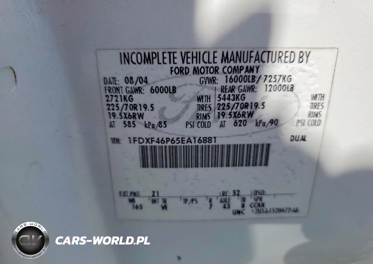2005 Ford F450 Super - Flatbed VIN:1FDXF46P65EA16881 - 12
