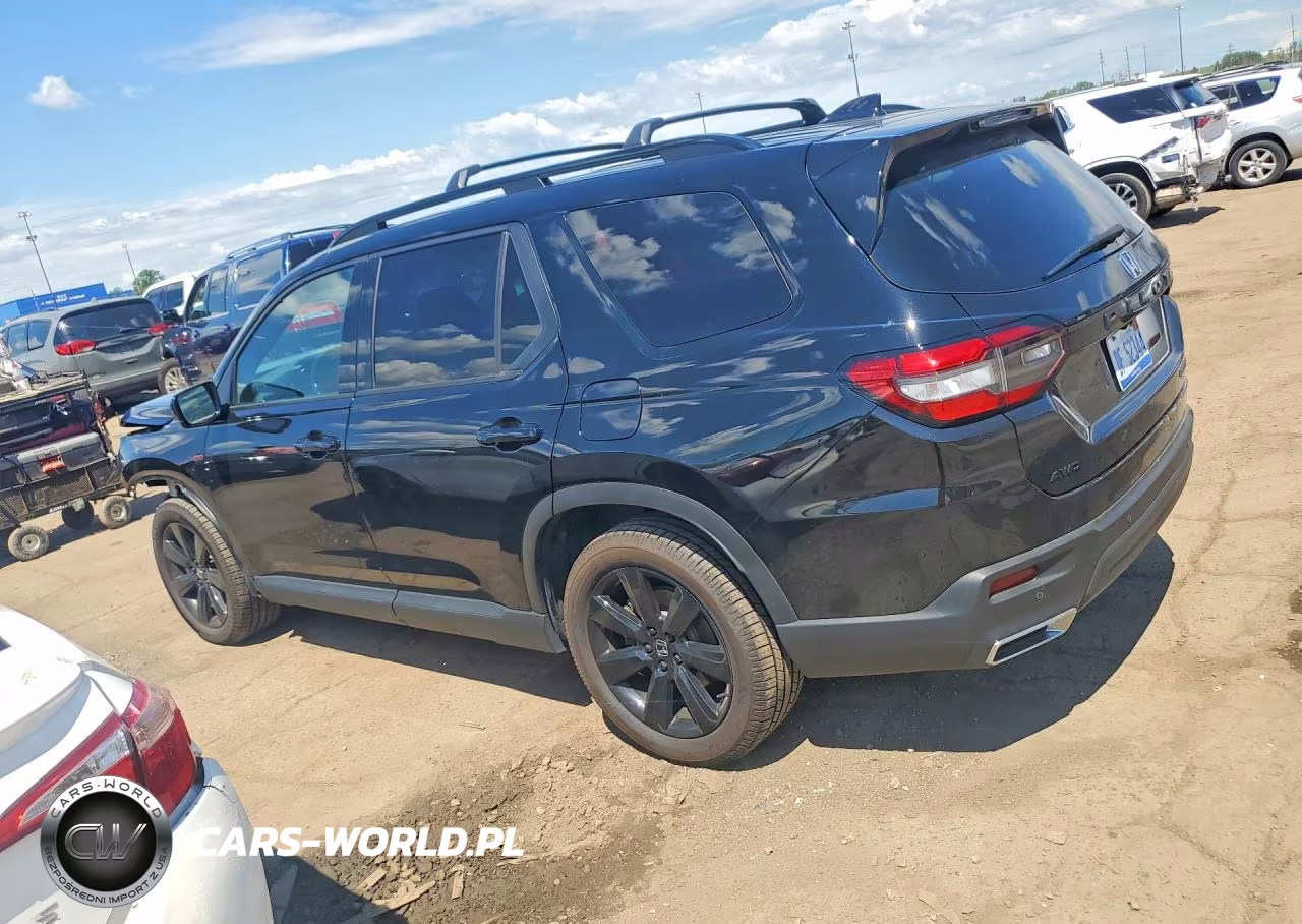 2025 Honda Pilot Black VIN:5FNYG1H96SB115083 - 2