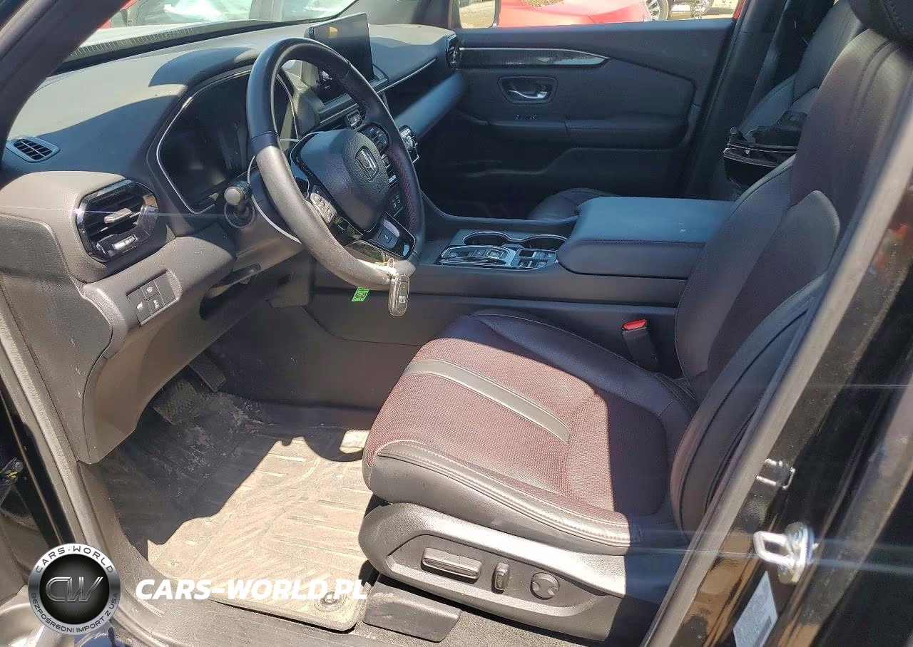 2025 Honda Pilot Black VIN:5FNYG1H96SB115083 - 7