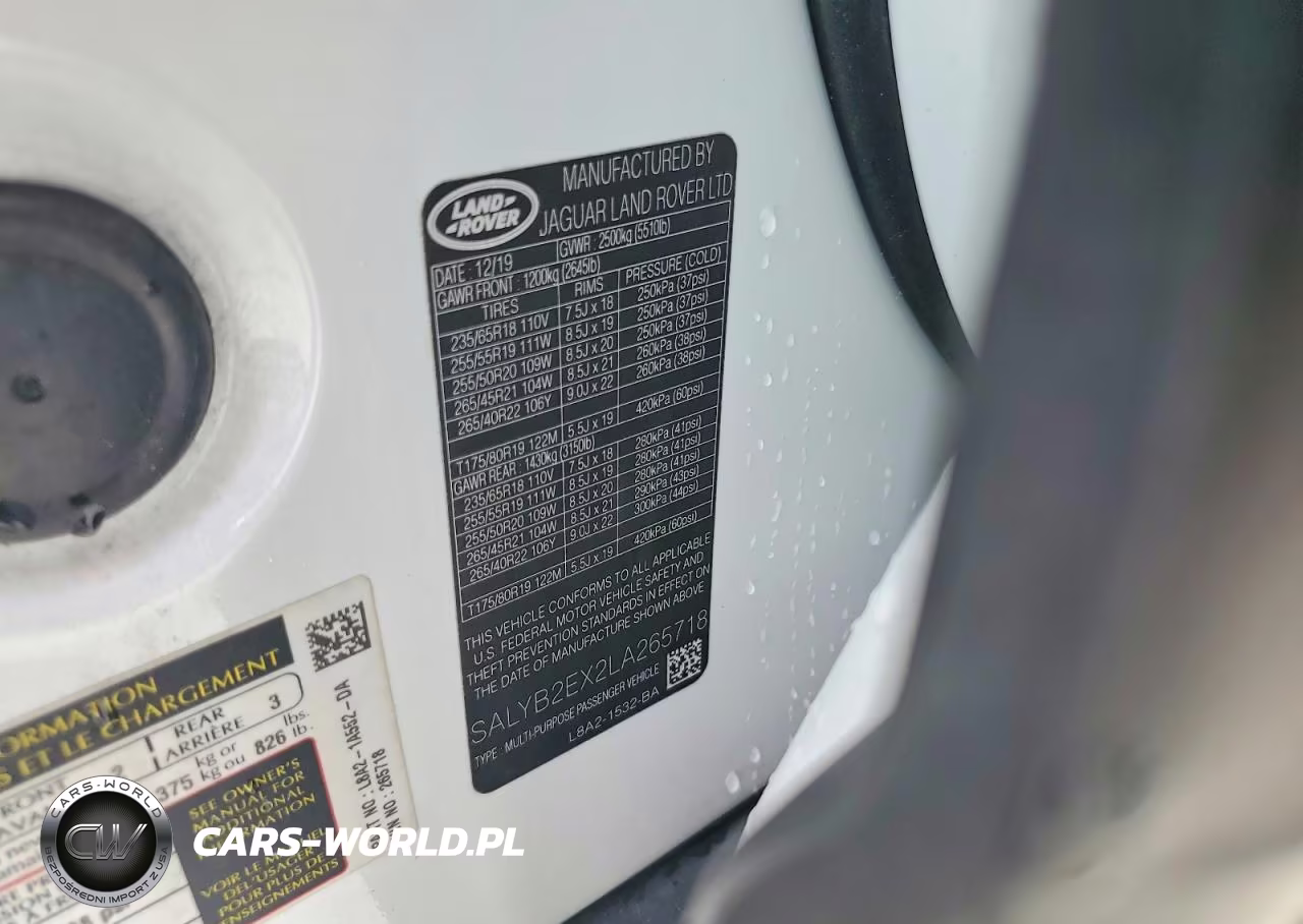 2020 Land Rover Range Rover Velar S VIN:SALYB2EX2LA265718 - 13