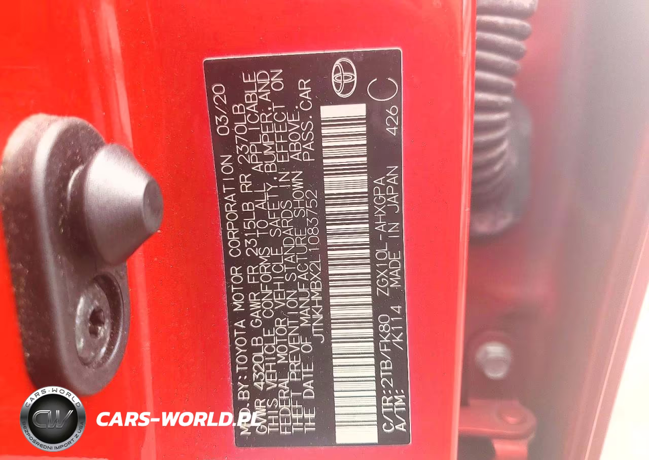 2020 Toyota C-Hr Xle VIN:JTNKHMBX2L1083752 - 13