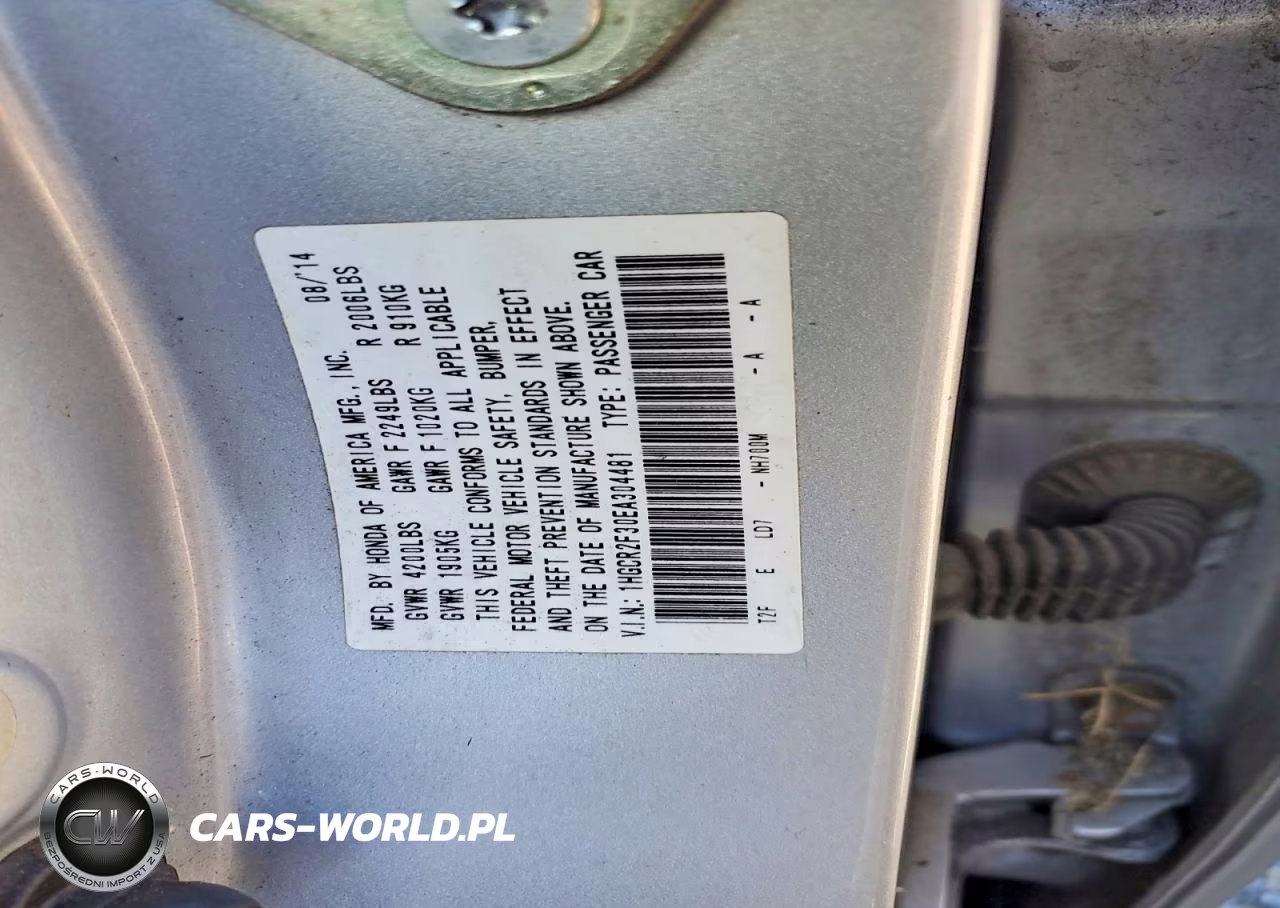 2014 Honda Accord Lx VIN:1HGCR2F30EA304481 - 12