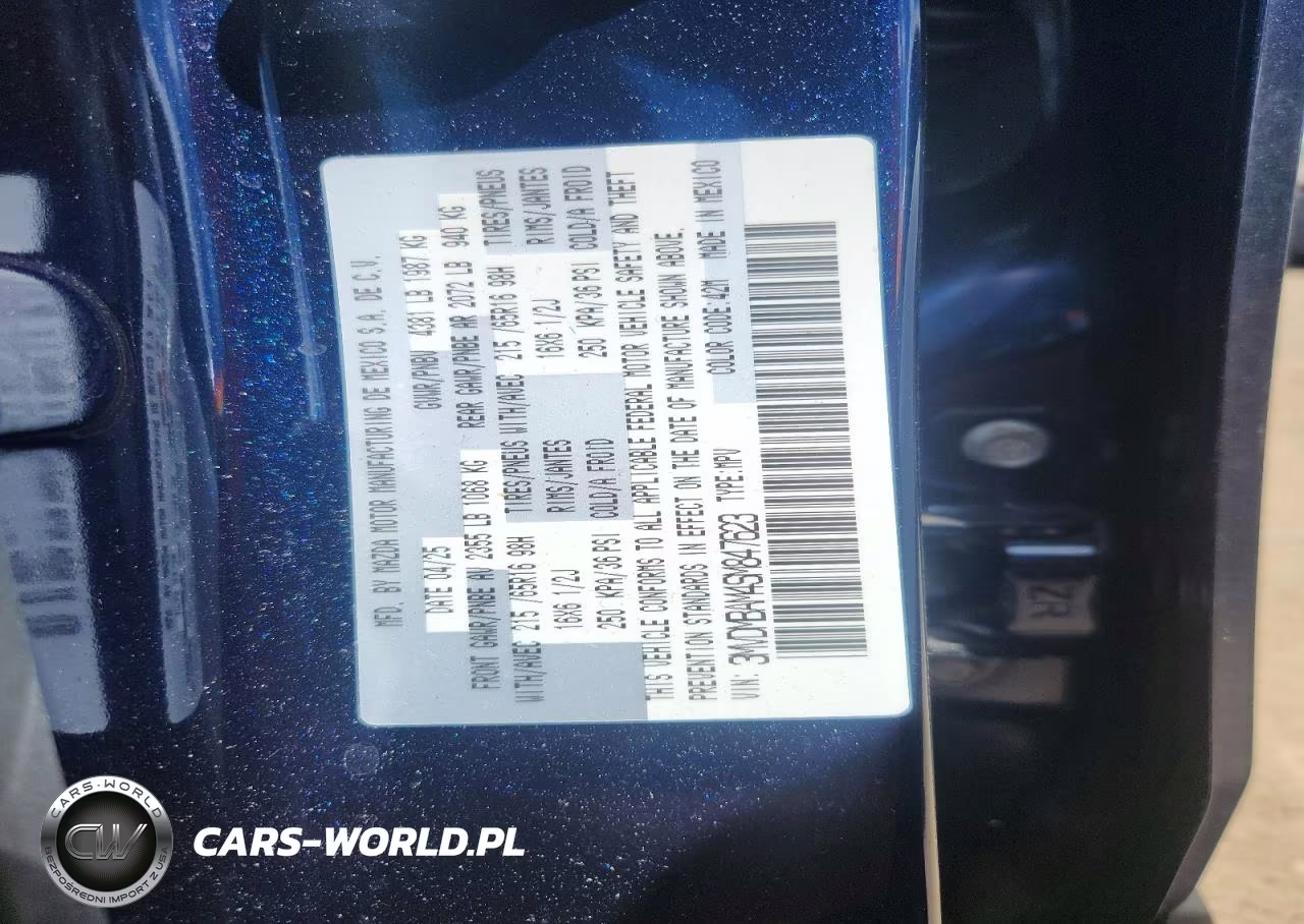 2025 Mazda Cx-30 VIN:3MVDMBAM4SM847623 - 14