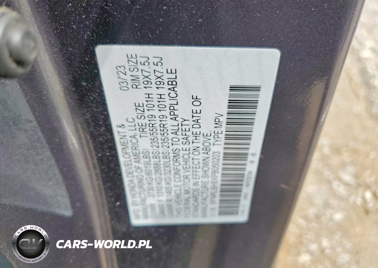 2023 Honda Odyssey Touring VIN:5FNRL6H8XPB050203 - 13