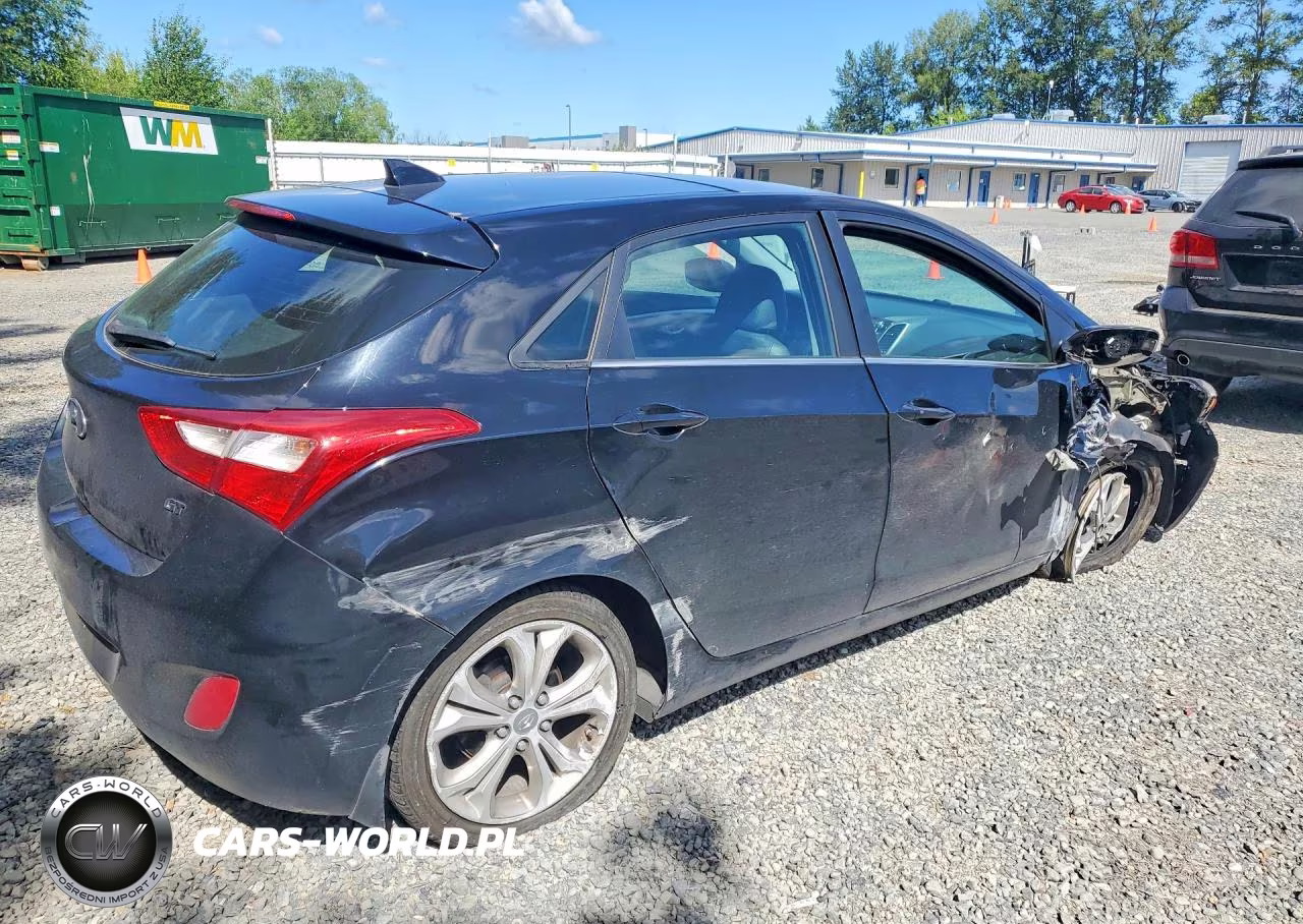 2013 Hyundai Elantra Gt Base VIN:KMHD35LEXDU058382 - 3