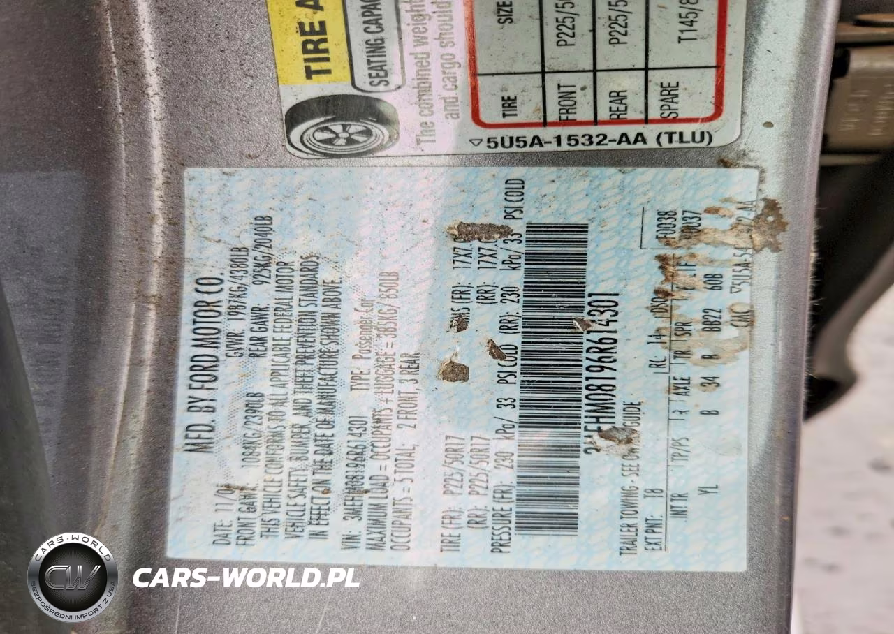 2006 Mercury Milan Premier VIN:3MEHM08196R614301 - 12