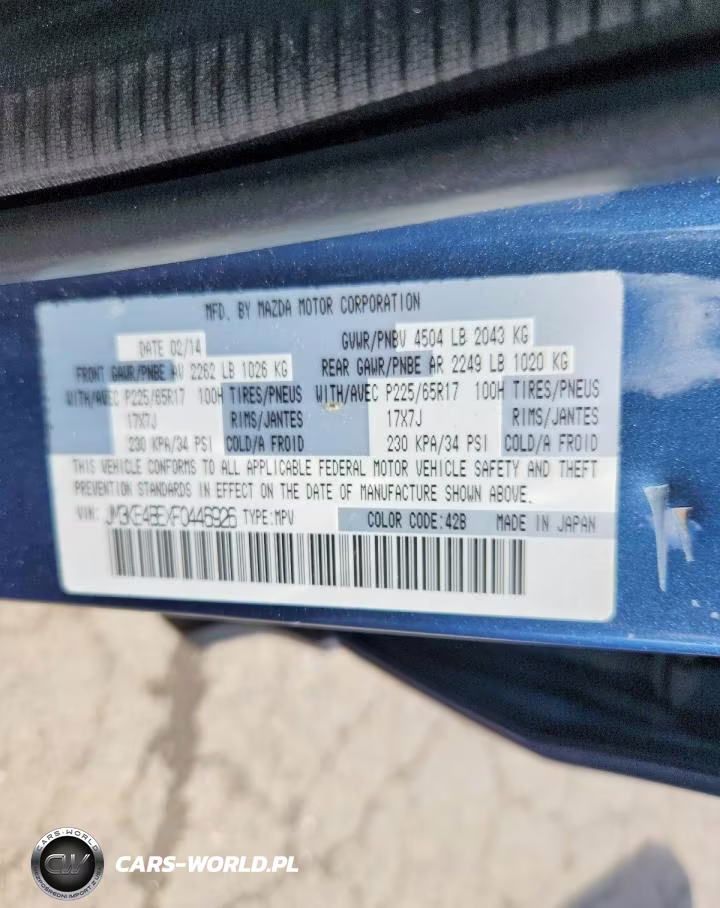 2015 Mazda Cx-5 Sport VIN:JM3KE4BEXF0446926 - 12
