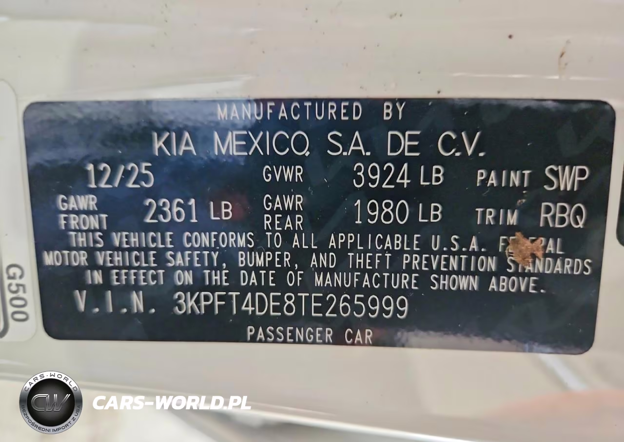 2026 Kia K4 Lxs VIN:3KPFT4DE8TE265999 - 12