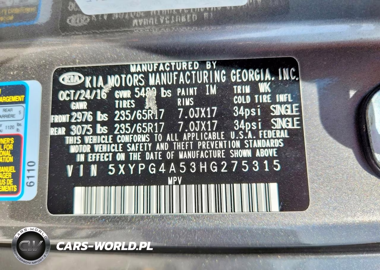 2017 Kia Sorento Lx V6 VIN:5XYPG4A53HG275315 - 13