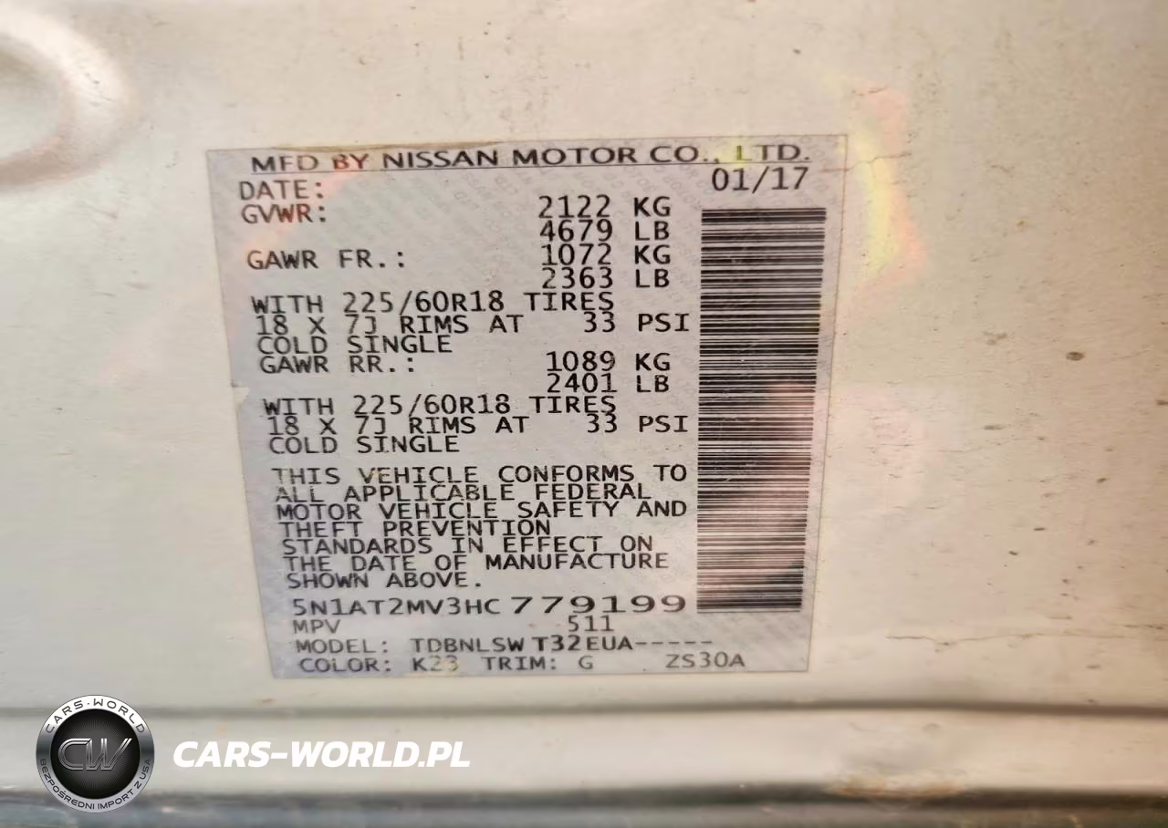2017 Nissan Rogue Sl VIN:5N1AT2MV3HC779199 - 13