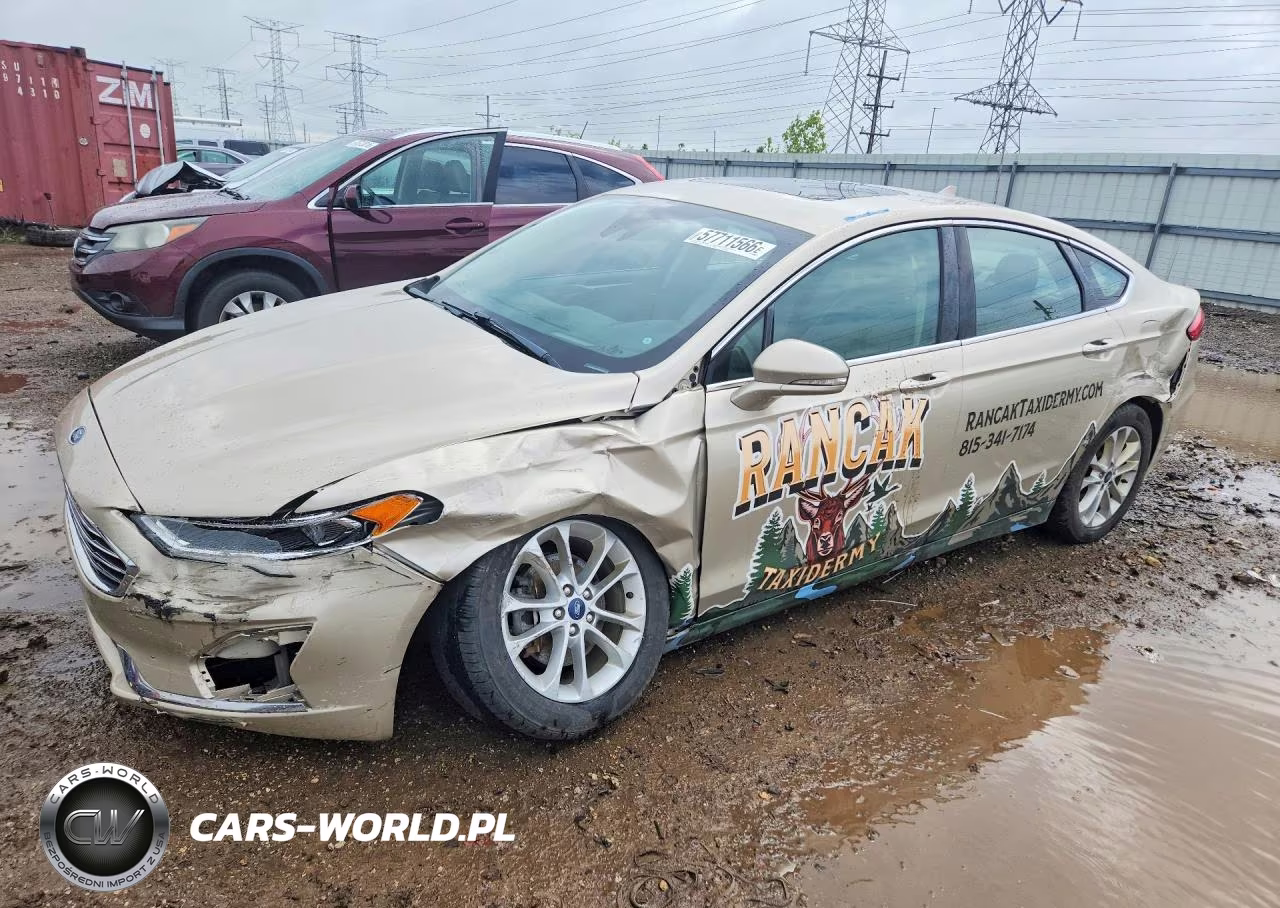 2019 Ford Fusion Sel VIN:3FA6P0MUXKR221245 - 1